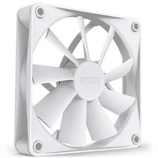 NZXT 恩杰 F120Q 120风扇 单包  FDB轴/4pinPWM/1200RPM 白色