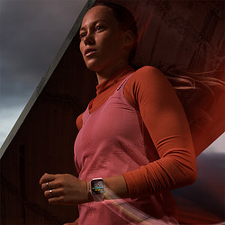 Apple 苹果 Watch Series 9 智能手表GPS款45毫米午夜色铝金属表壳 午夜M/L