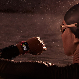 Apple 苹果 Watch Series 9 智能手表 GPS+蜂窝网络款 45mm 午夜色铝金属表壳 午夜色橡胶表带 M/L