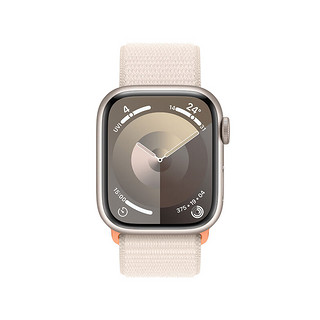 Apple 苹果 Watch Series 9 智能手表 GPS+蜂窝网络款 41mm 星光色铝金属表壳 星光色回环式运动表带