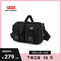 VANS 范斯 官方 男女情侣斜挎包甜酷风质感黑色