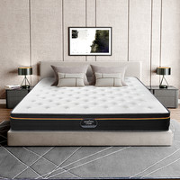 吉斯 床垫偏硬护脊弹簧床垫1.8m软硬适中乳胶床垫席梦思防螨椰棕垫