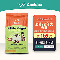 Canidae 卡比 美国进口老年犬粮肥胖犬低脂狗粮低热量加倍护理配方犬粮-新到货 低热量5磅-24年7月