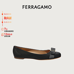 Salvatore Ferragamo 菲拉格慕 女士黑色牛皮革芭蕾平底鞋 0574556_1D _ 75