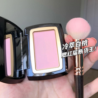 单色腮红盘肉粉腮红蜜桃粉珠光带闪哑光防水奶油橘提亮肤色彩妆女