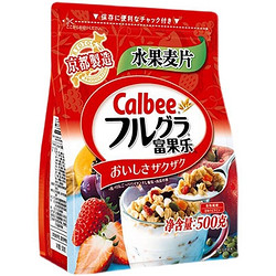 Calbee 卡乐比 营养早餐水果燕麦片 500克