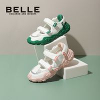 BeLLE 百丽 儿童运动凉鞋男女孩软底防滑轻便时尚百搭休闲透气单网运动鞋