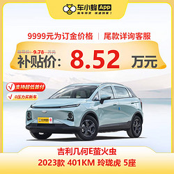 GEOMETRY 几何汽车 几何E 2022款 401KM 玲珑虎 5座 新能源车车小蜂新车汽车买车订金