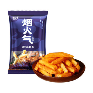 sudus 薯都薯 烟火气原切薯条薯片 铁板鱿鱼味56g 办公室居家休闲膨化零食