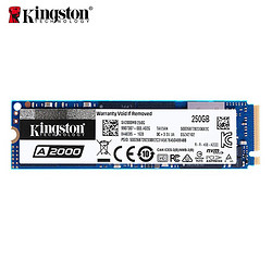 Kingston 金士顿 A2000 NVMe M.2 固态硬盘 250GB（PCI-E3.0）