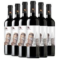 劳塔罗智利中央山谷 劳塔罗石人像干红葡萄酒红酒13.5度750ml*6瓶 整箱
