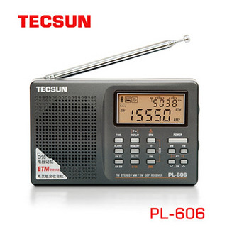 TECSUN 德生 PL-606学生四六级高考英语听力考试收音机全波段380