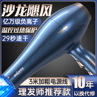 MuSiDing 慕斯丁 电吹风机理发店发廊大功率3000W家用大风力速干吹风筒