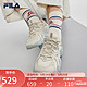 FILA 斐乐 猫爪4代老爹鞋2023春季女鞋复古休闲鞋运动鞋