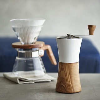 HARIO 好璃奥日本手摇磨豆机手动咖啡豆研磨机便携式咖啡机磨粉咖啡器具原装进口MCWN-2 日本新款