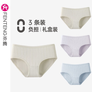 FENTENG 芬腾 女士纯棉抗菌内裤3条