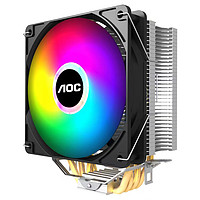 AOC T4 台式机电脑下压式CPU散热器风扇双平台支持1700