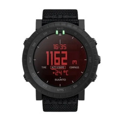 SUUNTO 颂拓 Core Alpha Stealth 黑色表盘织物表带中性手表 SS050504000