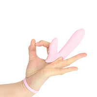 LIBO 丽波 震动手指套 海豚戏水 粉色