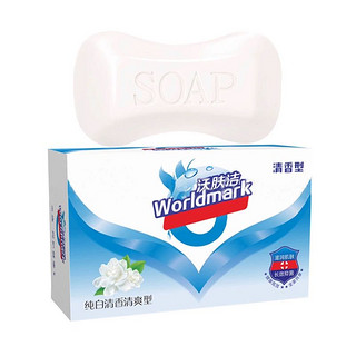 worldmark 沃肤洁 沐浴香皂植物清香型家庭装洗澡洗手清洁皂香味洗脸洁面肥皂100g