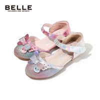 BeLLE 百丽 女童凉鞋包头小高跟洋气时尚韩版百搭公主鞋
