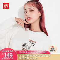 UNIQLO 优衣库 春节顺丰优衣库女装PEANUTS卫衣长袖运动衫史努比461804/465791