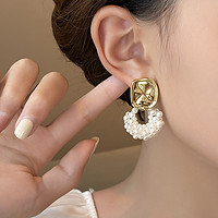 MOEFI 茉妃 法式珍珠耳环女轻奢气质高级感耳钉小众设计独特2023新款爆款耳饰