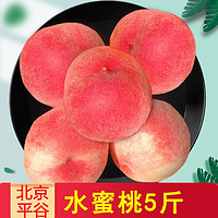 绿养道 北京平谷桃子5斤 水蜜桃 桃子新鲜水果