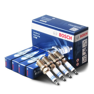 BOSCH 博世 双铂金大众凌渡新迈腾Q5速腾Q3高尔夫A3途观A4L1.82.0T火花塞