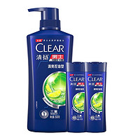 CLEAR 清扬 洗发水男士去屑清爽控油头皮护理青柠薄荷醇正品止痒洗头膏