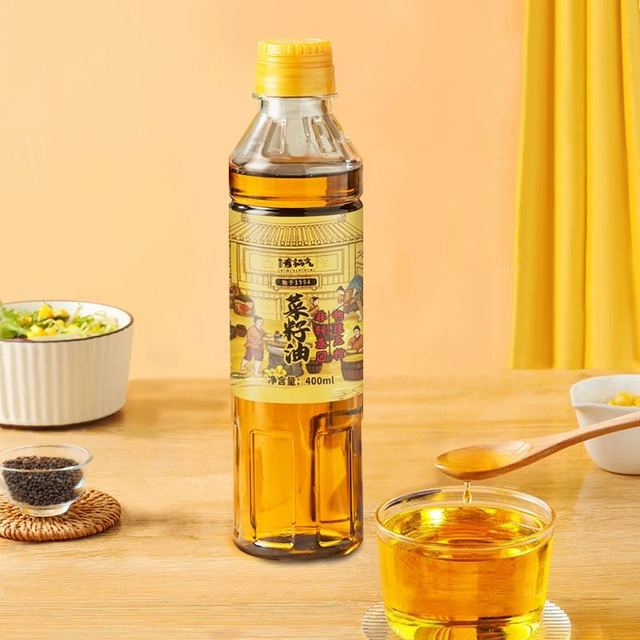 88VIP：有锅气 踏水坊有锅气四川浓香黄菜籽油非转基因食用油压榨菜籽油400ML