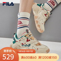 FILA斐乐猫爪4代老爹鞋女复古休闲运动鞋云端-CC 38.5