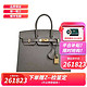  HERMÈS 爱马仕 HERMES）\/铂金包Birkin 25\/Birkin 30牛皮金扣 女士手提包　