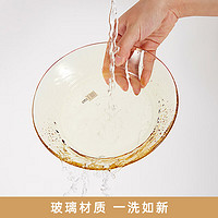 Pyrex 康宁餐具碗碟套装 盘子餐盘鱼盘牛排盘饺子盘碟子 耐热玻璃盘/碟 深碟*2