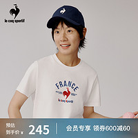 乐卡克 法国公鸡2023秋季新款女子百搭耐穿圆领短袖T恤CL-0161233