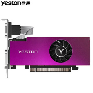 yeston 盈通 RX550-4G D5 极速版 LP版 高清游戏独立显卡 无需外接供电 RX550-4G D5 LP版