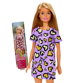 BARBIE 芭比泳装 芭比(Barbie)女孩过家家换装娃娃-时尚基础系列（随机混发1个）T7439
