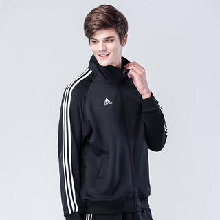 adidas 阿迪达斯 TR30J2 男款长袖外套 XL 白/黑