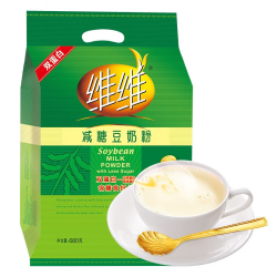 维维 WEIWEI/维维减糖双蛋白豆奶粉冲饮谷物独立包装即食冲泡早餐