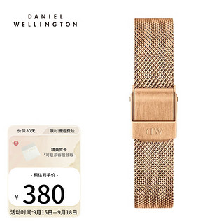 Daniel Wellington DanielWellington）DW表带12mm钢带玫瑰金按扣女款DW00200192（适用于28mm表盘系列）