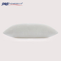 有券的上：SOMERELLE 安睡宝 立体高弹纤维枕头 低枕（白色）