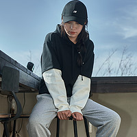 new balance 男女款冬季加绒卫衣 AMT13342-BK