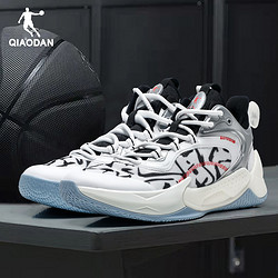 QIAODAN 乔丹 篮球鞋2023夏季新款男鞋运动鞋高帮透气耐磨鞋子XM15220110A