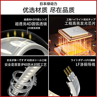 LED灯带条220V客厅吊顶室内自粘三色变光灯条户外摆摊防水氛围灯