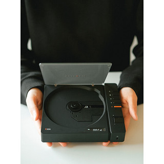 syitren赛塔林R300便携式CD机播放器复古蓝牙CD播放机 黑色