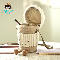 Jellycat趣味咖啡随行杯包包陪伴玩偶儿童可爱毛绒玩具送礼