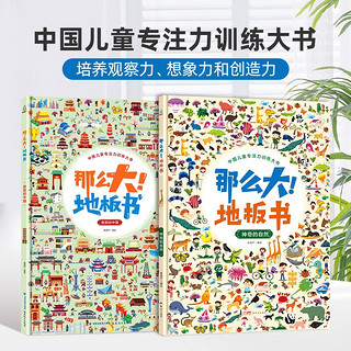 中国儿童专注力训练大书系列 那么大地板书全套