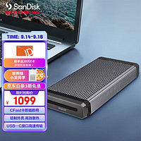 SanDisk professional 闪迪大师 USB兼容Type-C可堆叠专业高性能创意高速传输CFast读卡器ProReader CFast读卡器