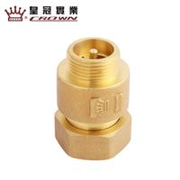 皇 冠 皇冠  黄铜水表表前伸缩止回阀 全铜活接防干扰止逆阀水表前止回阀 DN20*DN25