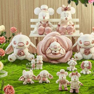 Disney 迪士尼 玫瑰派对系列 小猪皮杰毛绒玩具挂件